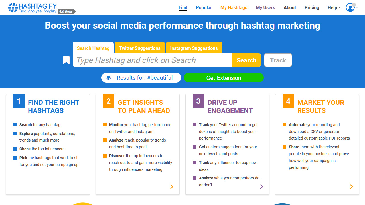 Find and Analyse Top Twitter and Instagram Hashtags Hashtagify
