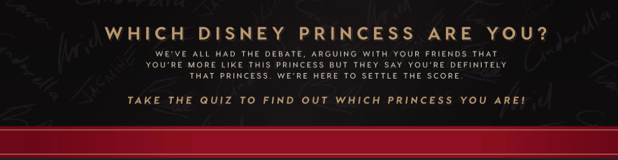 quiz example wich disney princess are you