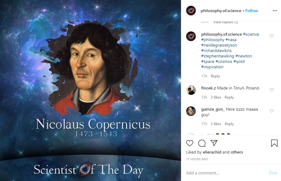 instagram hashtags for science ideas examples
