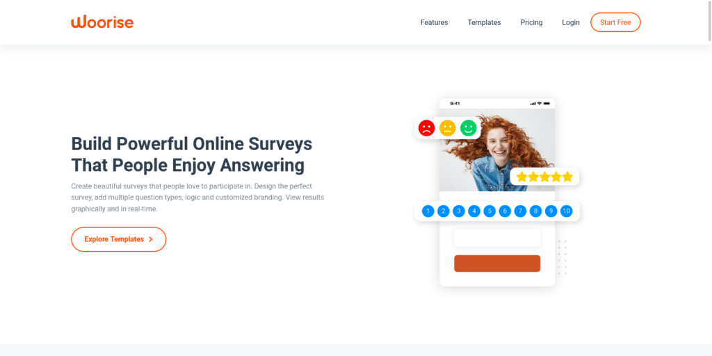 Survey Maker – Create Free Online Surveys – Woorise