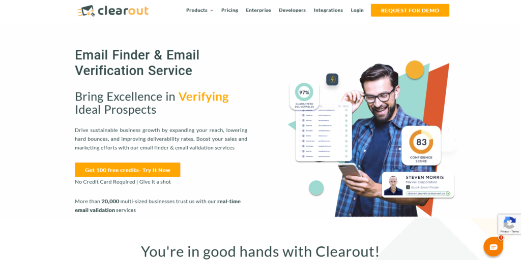 Clearout Accurate Email Validation Verification Service