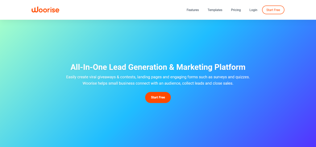 Woorise Lead Generation and Marketing Platform