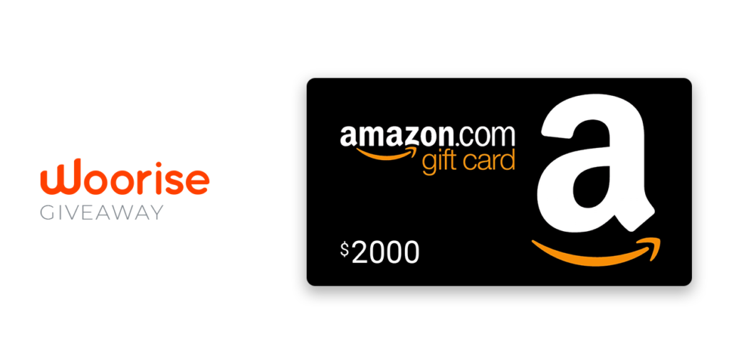 Woorise Giveaway: Win a $2000 Amazon Gift Card